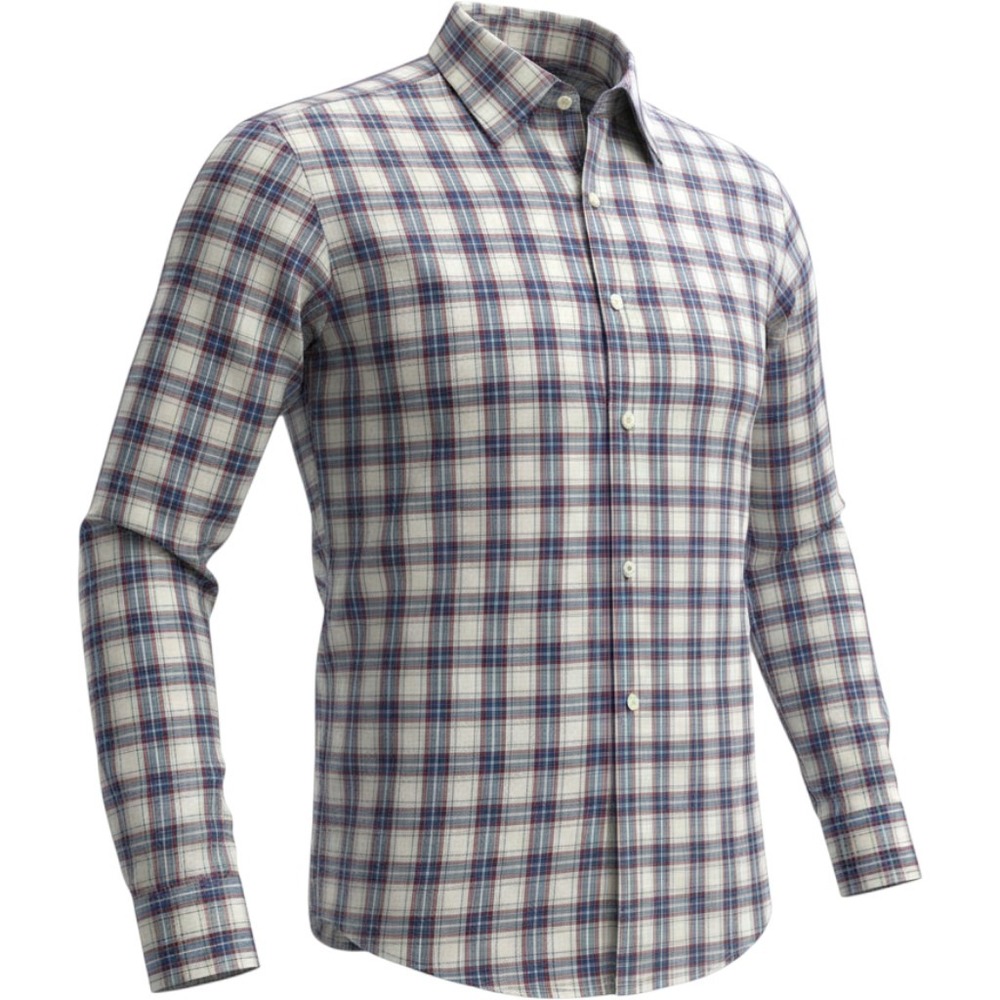 Peter Millar Shirt Men's L Plaid Cotton Long Sleeve Button-Down Southern Preppy